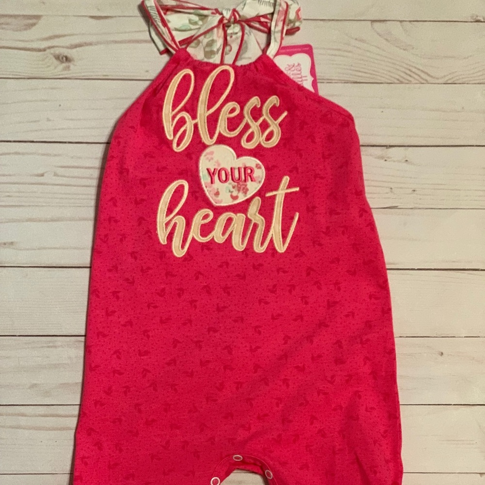 24 month RicRac & Ruffles romper, NWT